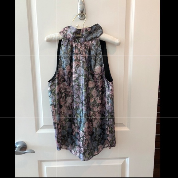 Collection J. Crew Shimmering Floral Printed Top - Picture 6 of 16